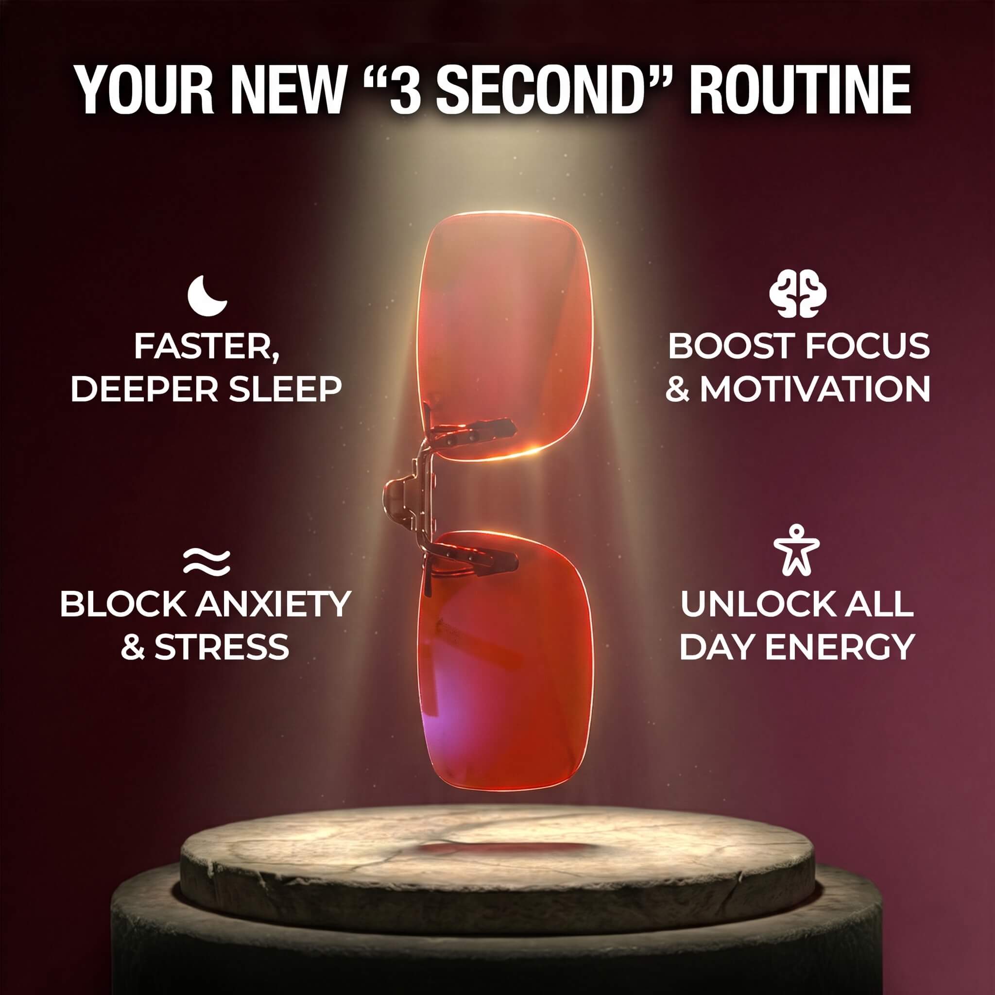 Biosync™ Clip-On Glasses