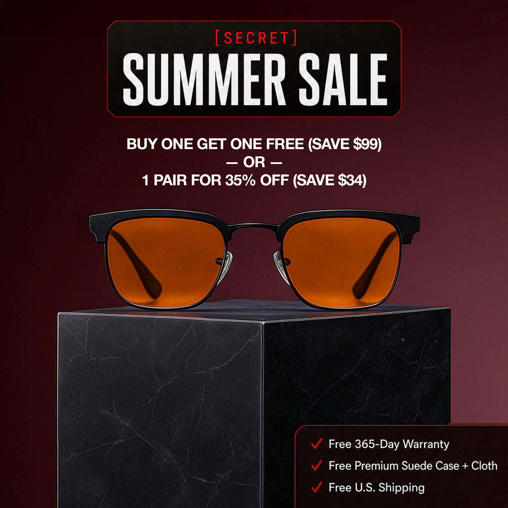 Biosync™ Glasses (Secret Summer Sale)